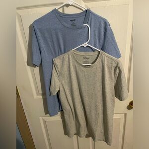 3/$15 EXPRESS men’s stretch tees set gray and blue